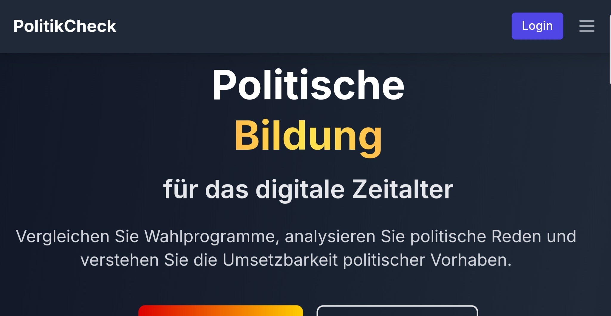 PolitikCheck.com Screenshot